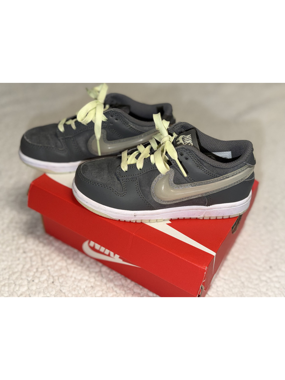Boy's Nike Dunk Low Glow in The Dark